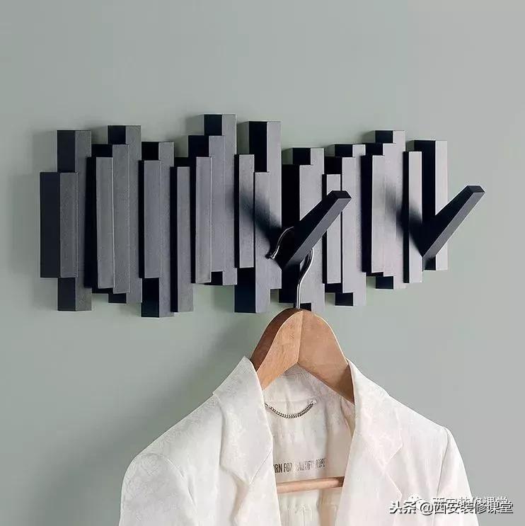 玄关挂钩可隐藏,有挂钩的玄关简洁美观好实用