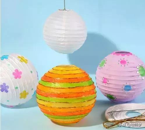 幼儿园带福字的灯笼手工制作大全,折纸灯笼手工制作幼儿园立体