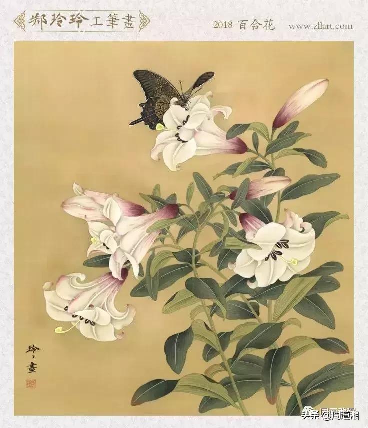 宋人工笔花鸟临摹步骤,工笔花鸟玉兰的画法