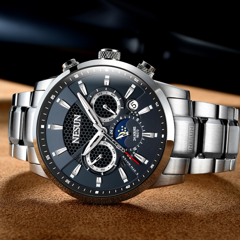 豪伦诗和尼尚手表,尼尚手表自动男表990