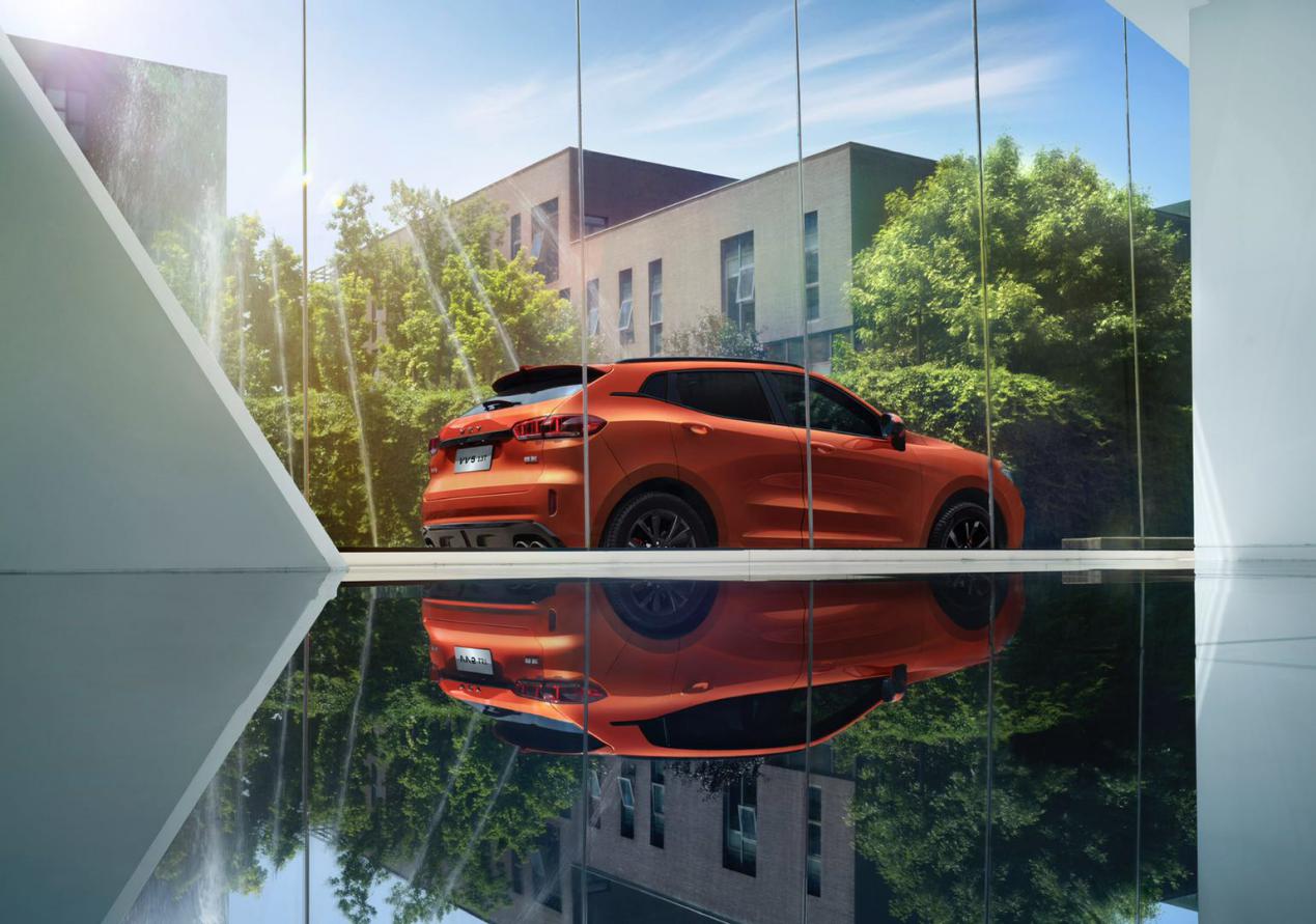 vv5倾橙版实车,vv5两驱倾橙限量版