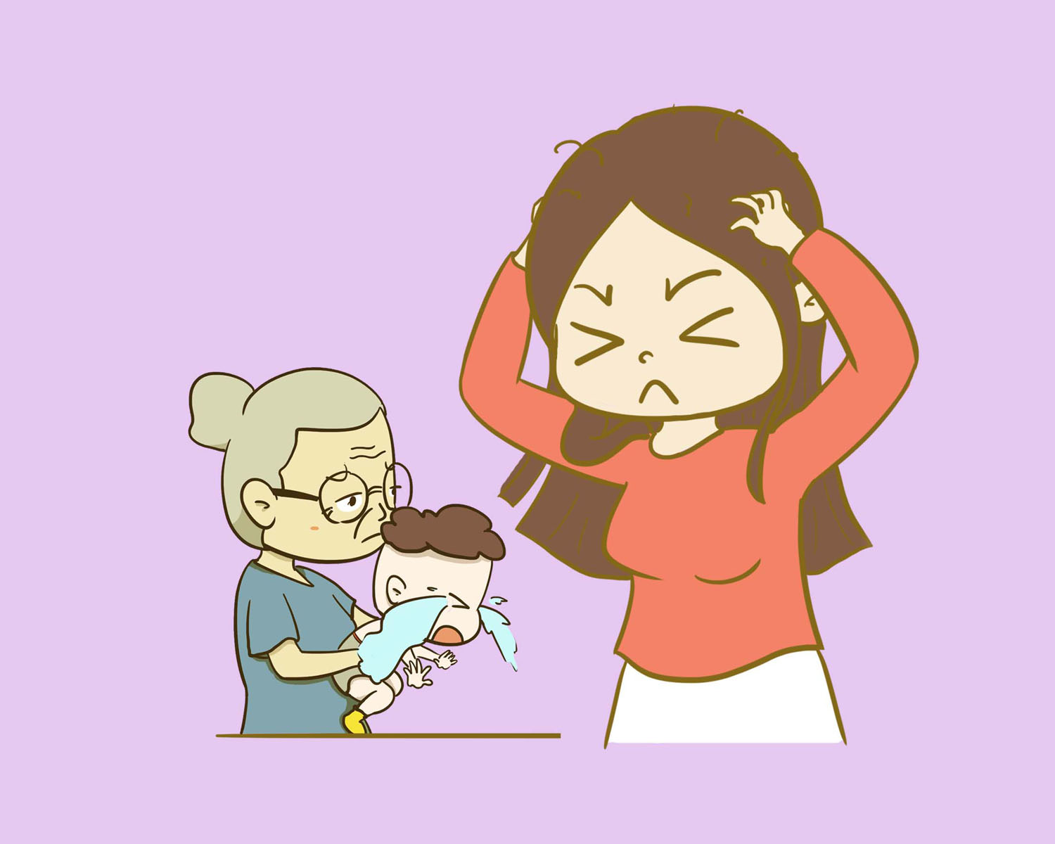 超级讨厌婆婆抱宝宝,怎么克服婆婆抱孩子我难受