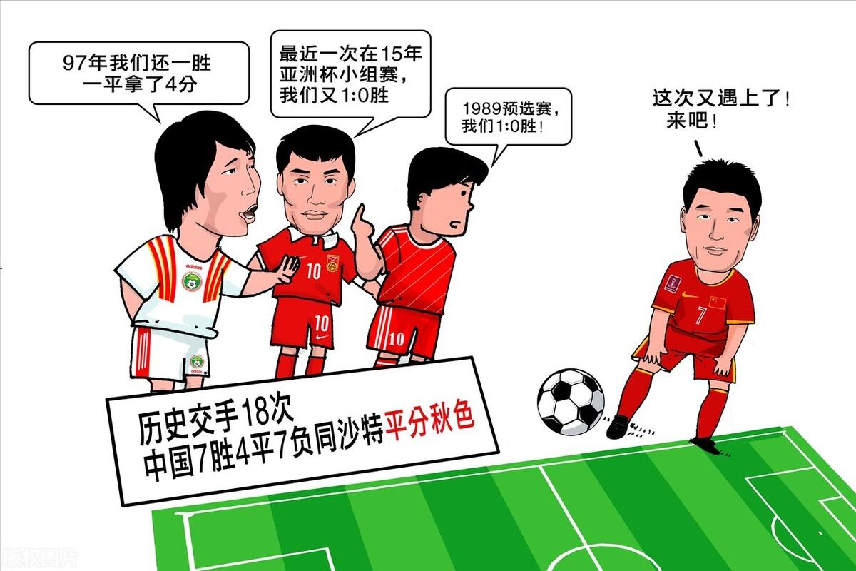 沙特媒体谈中国男足,沙特国足央视