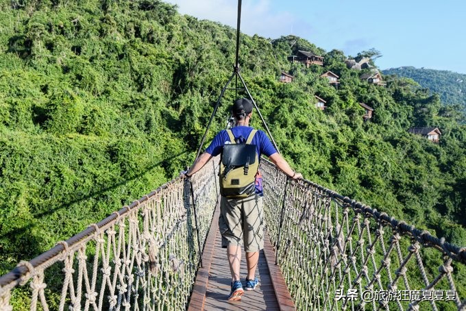 三亚亚龙湾热带雨林美景,在三亚感受亚龙湾的惬意