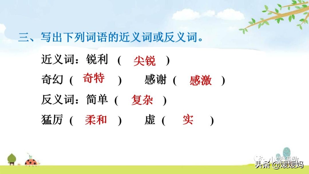 四年级语文下册第三课天窗知识点,四年级下册语文第三课天窗课后题