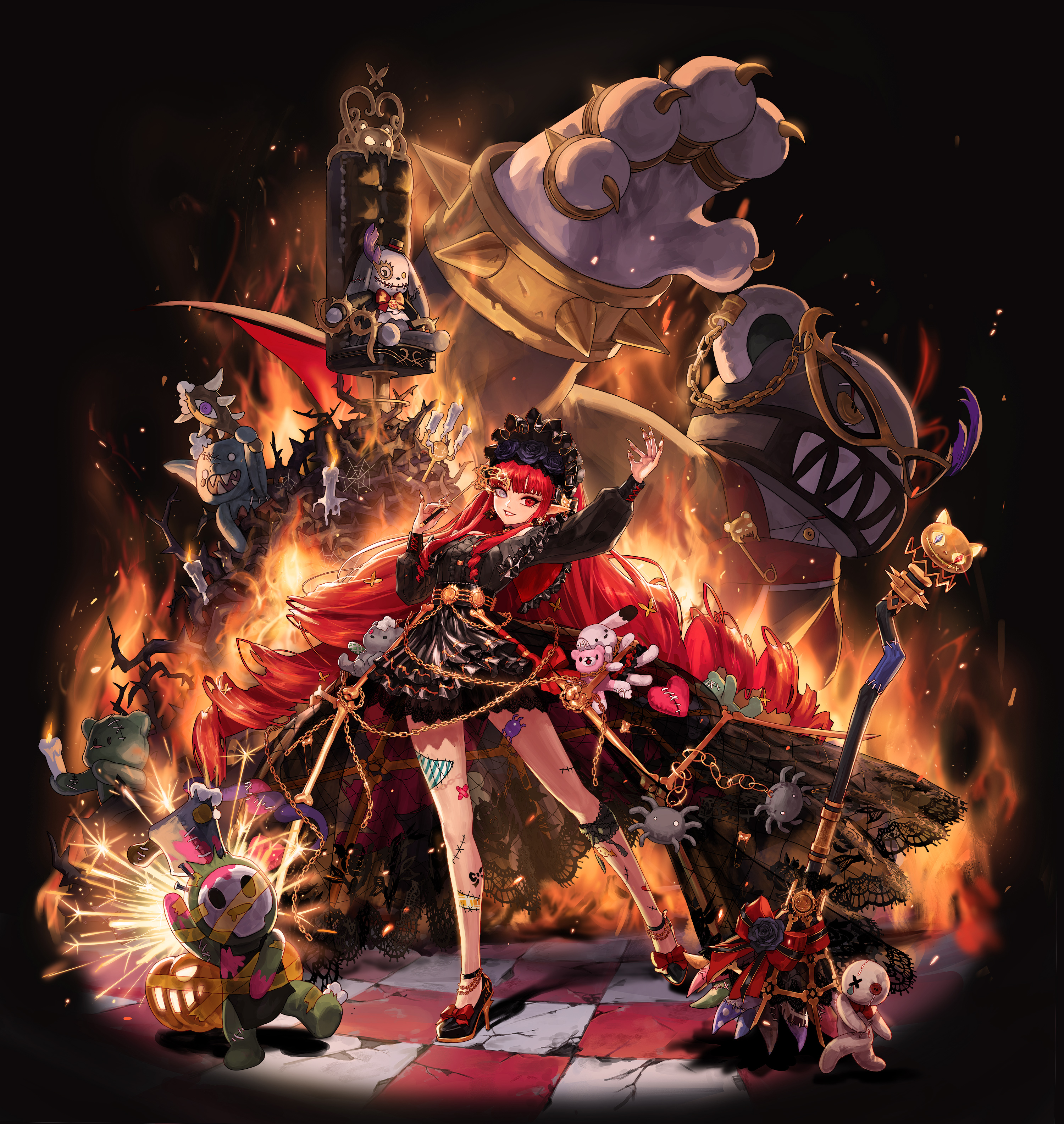 dnf女职业三觉所有技能,dnf女法三觉立绘超清图