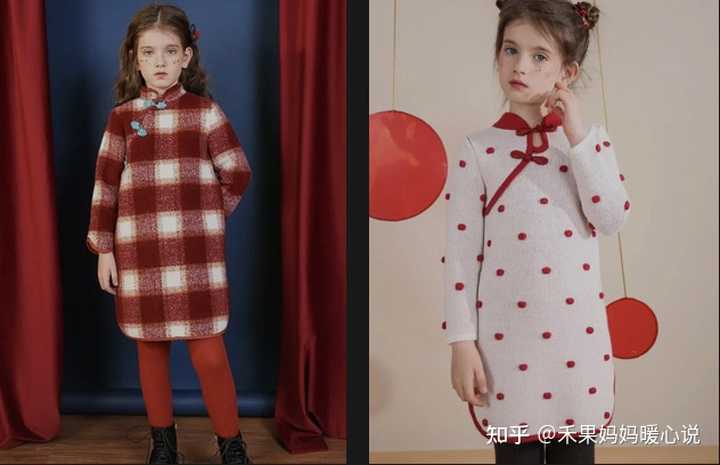 童装女童3-6岁公主裙冬款拜年,2023年最流行的衣服童装