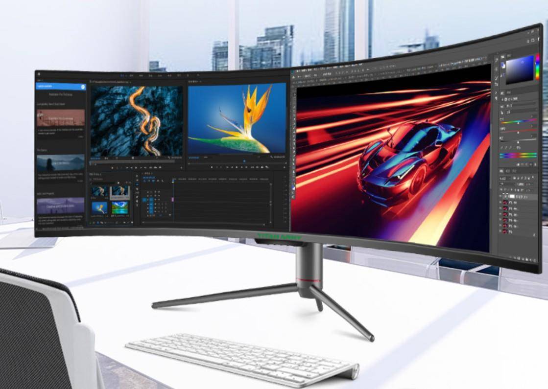 入门的曲面带鱼屏显示器推荐,40寸曲面屏显示器和带鱼屏