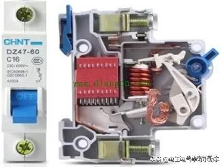 微型断路器中间的是什么,微型断路器d型和k型区别