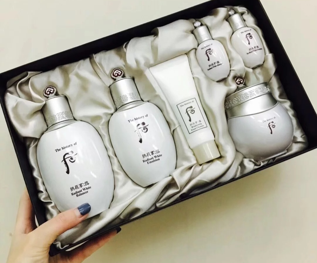 whoo化妆品套装系列天气丹,whoo天气丹花献水乳三件套