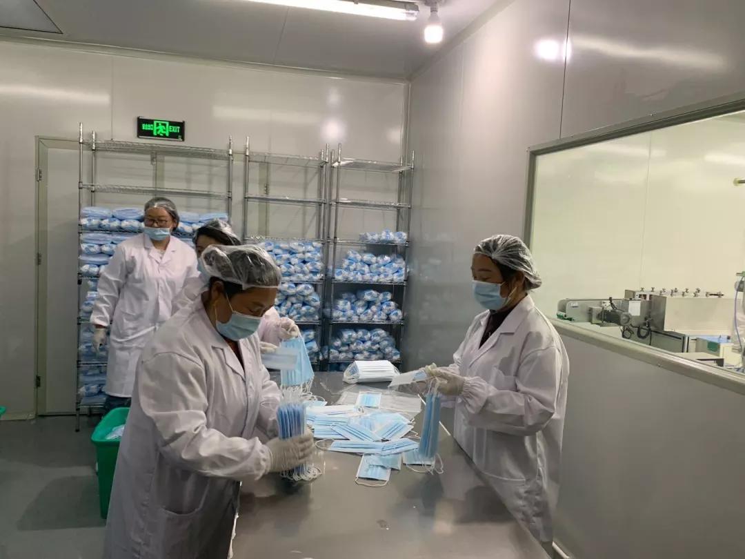 医用口罩厂投产,汶川阿坝州口罩