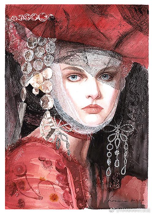 服装设计效果图技法大全,procreate服装设计手绘效果图