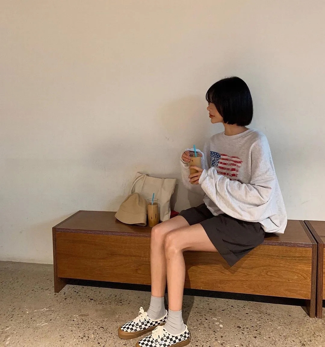 穿错金毛卫衣,卫衣炸街高级感帆布鞋