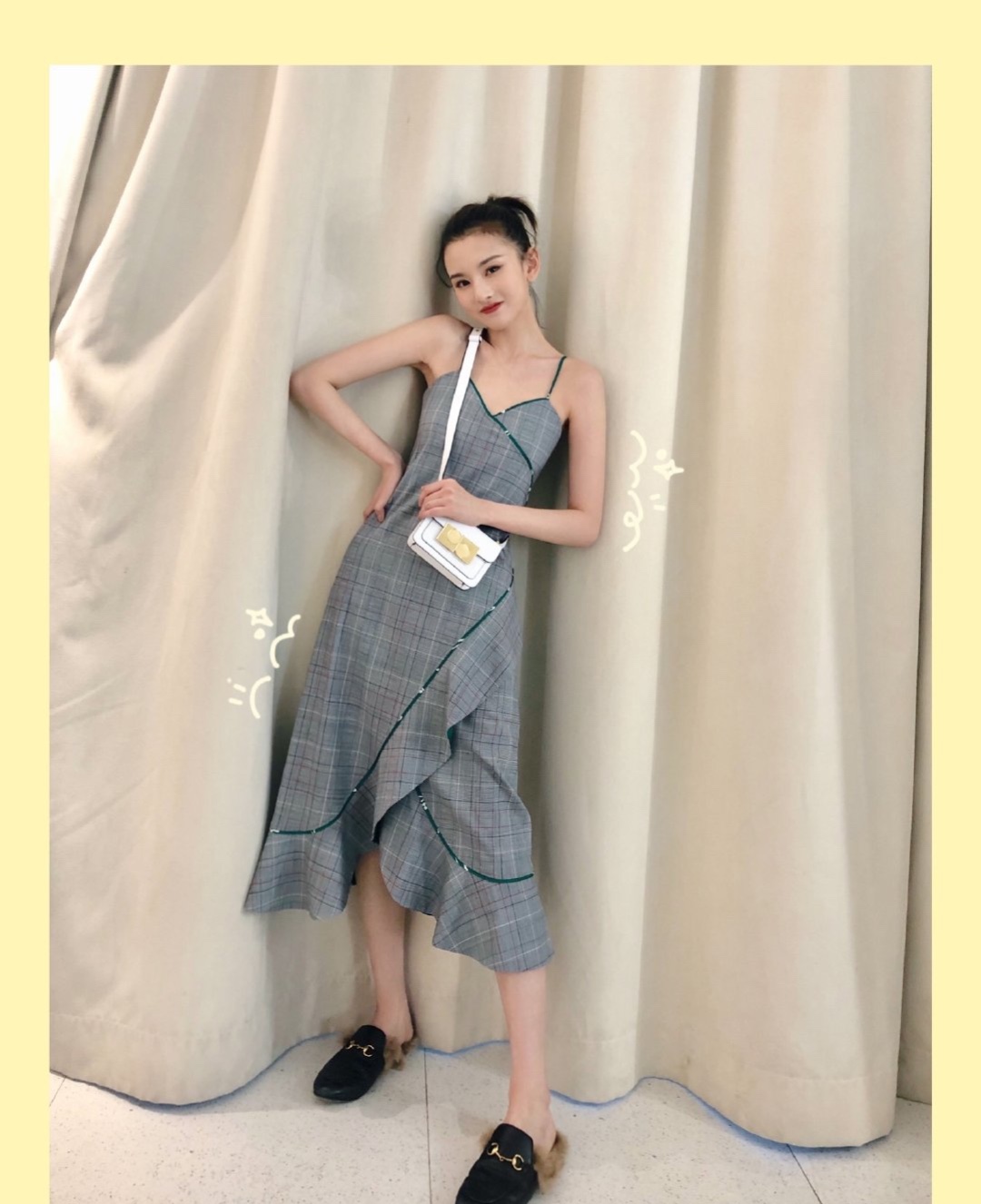 夏日吊带裙穿搭可爱,夏日必备吊带穿搭