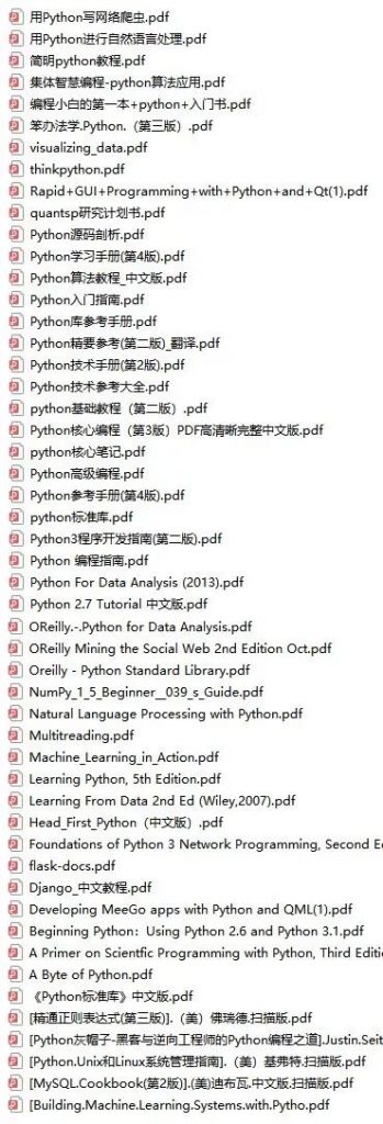 高手看过的61本python书籍,python入门书籍pdf