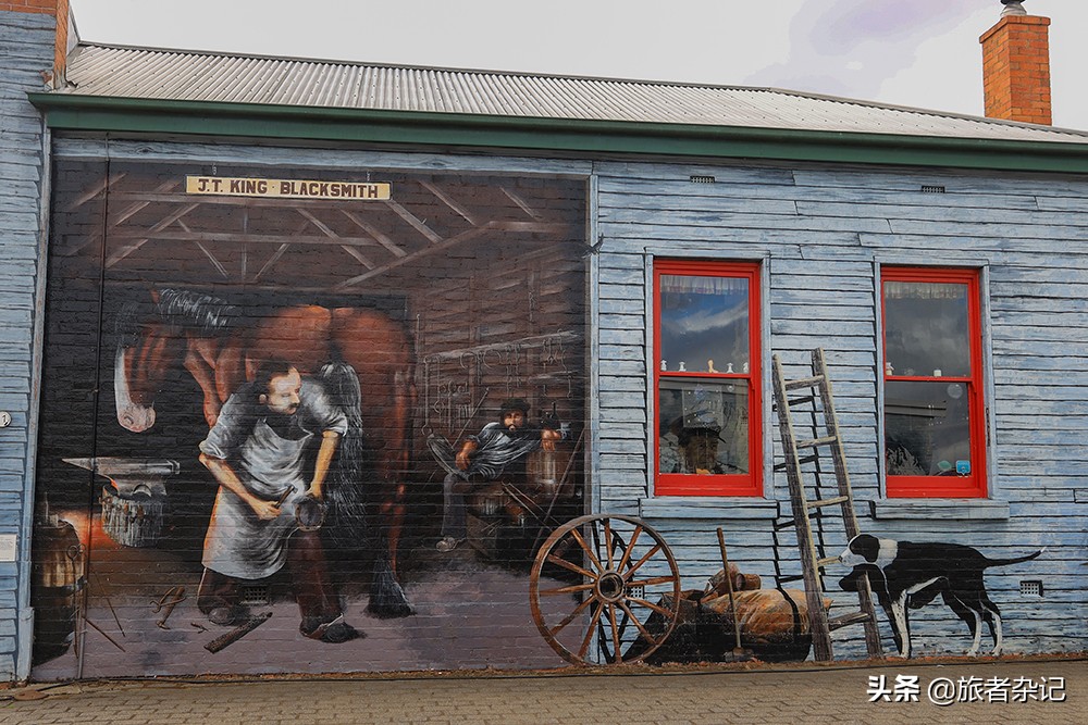 谢菲尔德壁画小镇图片,塔斯马尼亚壁画小镇谢菲尔德小镇