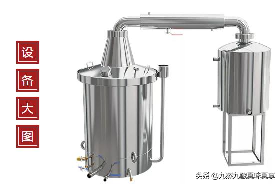 九享多功能双层锅底一体式酿酒设备及主要零件