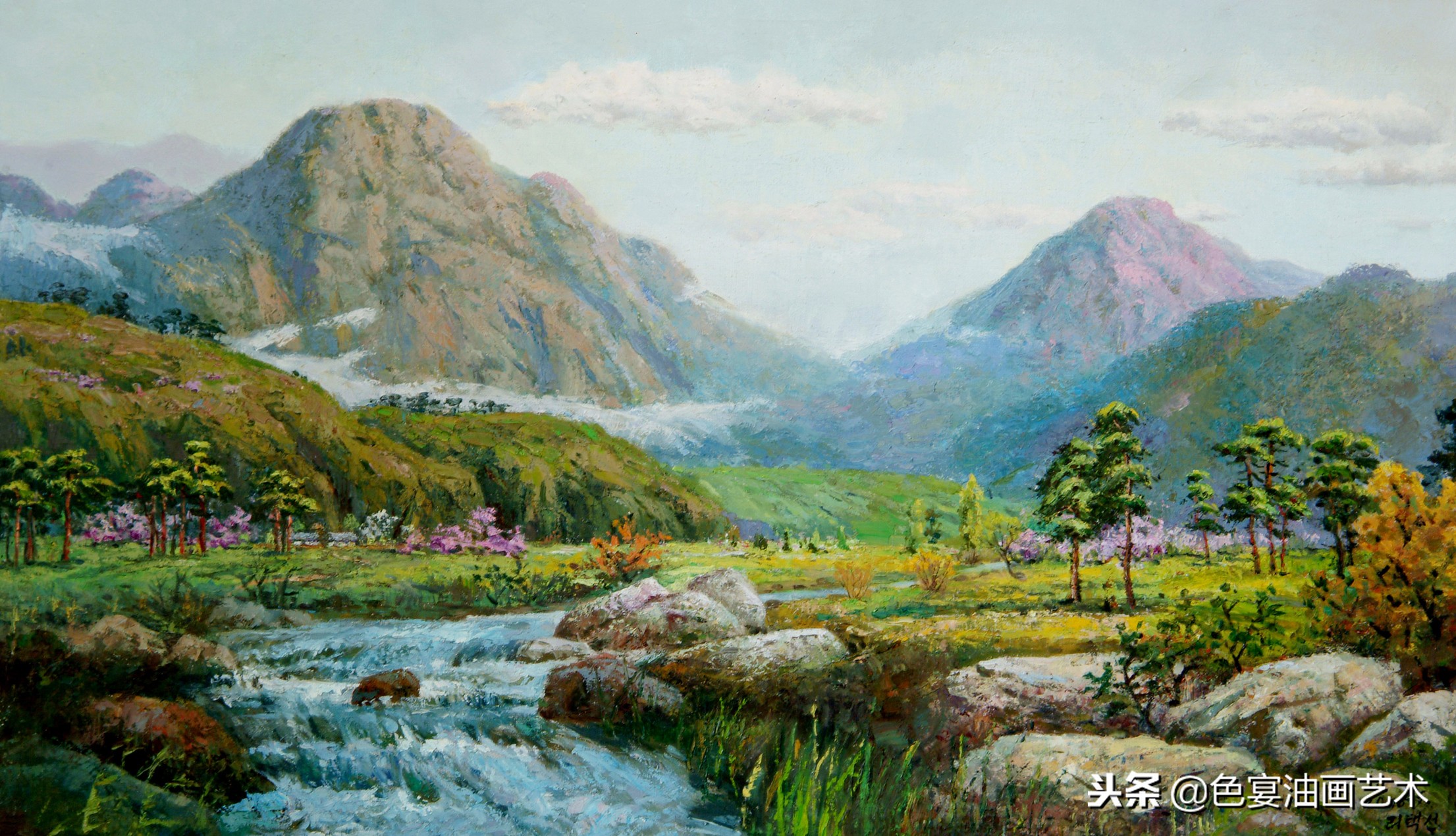 俄罗斯油画大师风景油画教程视频,油画大师油画风景创作教学视频