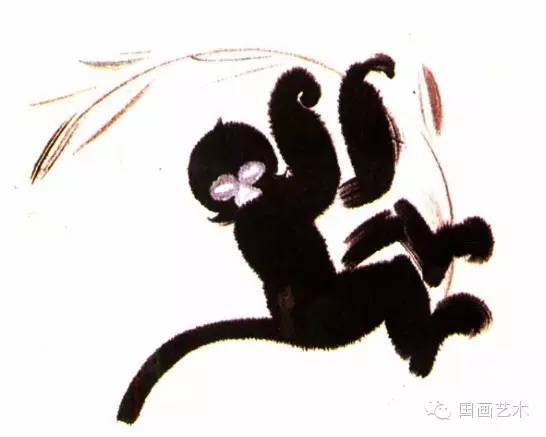 韩美林作品猴,韩美林画猴子视频教程