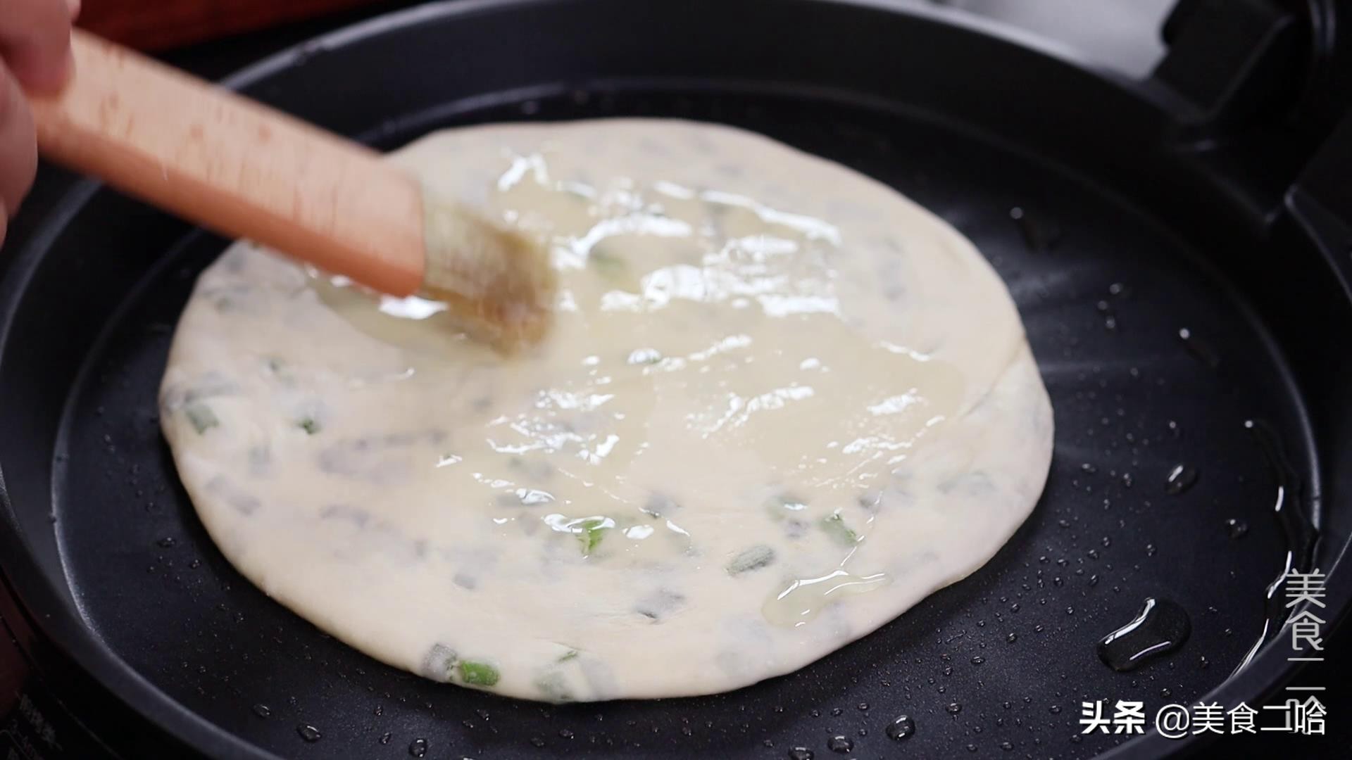 保姆级糖饼教程,家庭烙饼凉了也不硬的那种教程