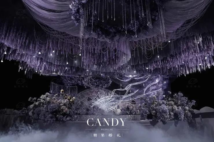 一场美轮美奂的蓝色梦幻婚礼,一场仙境般的梦幻婚礼