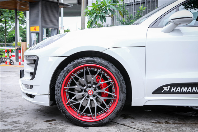 保时捷macan轮毂改装19寸,保时捷macan改装宽体大包围