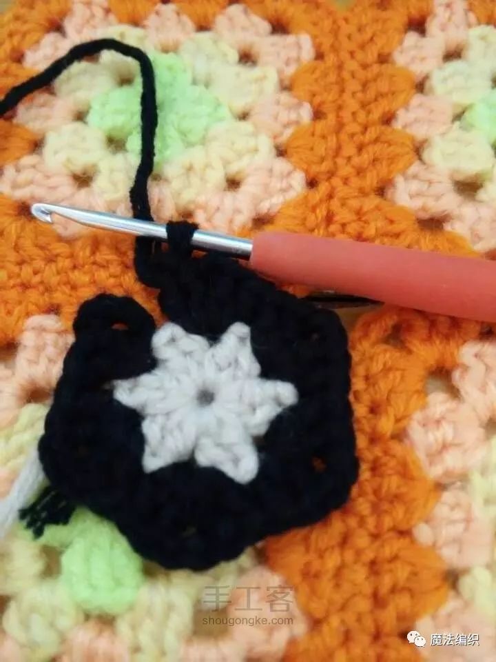 儿童足球帽编织方法,毛线足球钩针教程