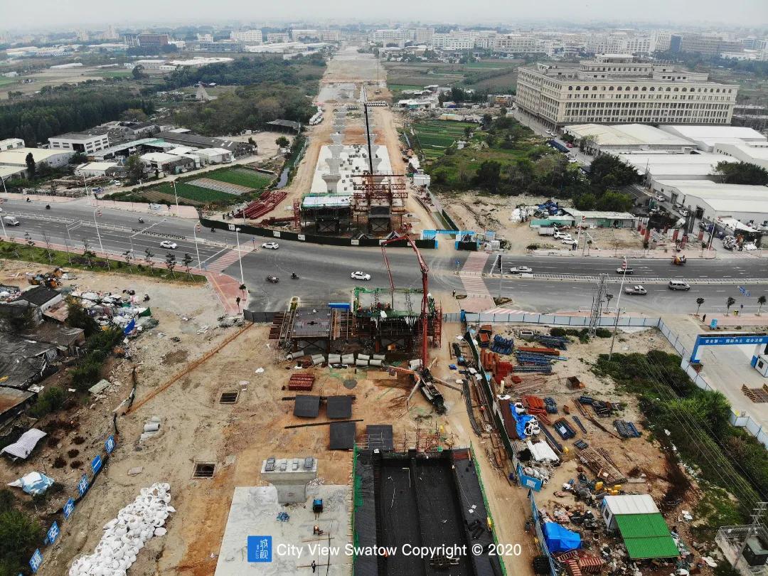 汕头城视,汕头市汕北大道互通立交规划图片