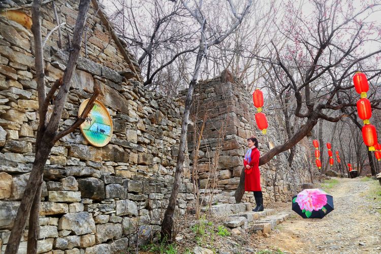 费县古村落景区,费县千年古村利山涧