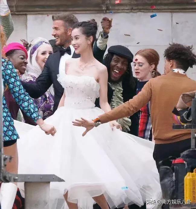 贝克汉姆和angelababy,angelababy和贝克汉姆