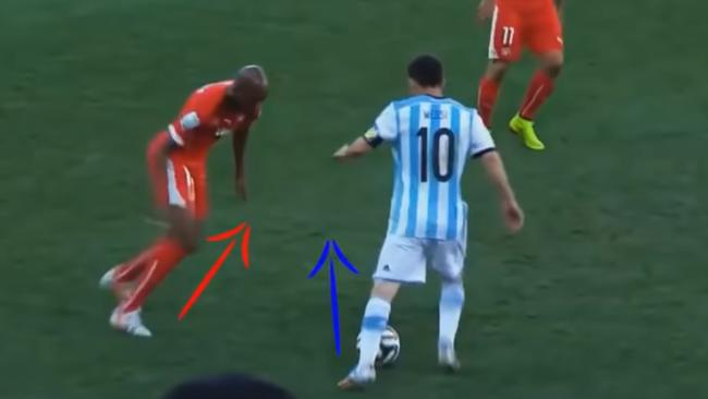 梅式过人梅西,欣赏一下梅西的过人