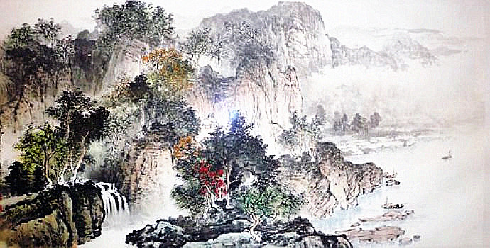 杨昌林山水画,杨昌林山水作品
