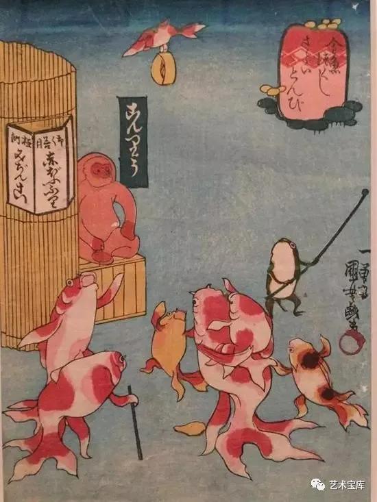 歌川国芳浮世绘中的源氏物语,西方美术史的画家