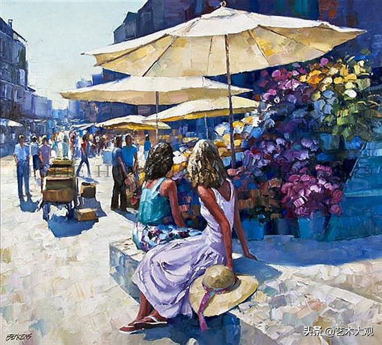 美国画家霍华德风景油画作品选,贝朗思油画作品