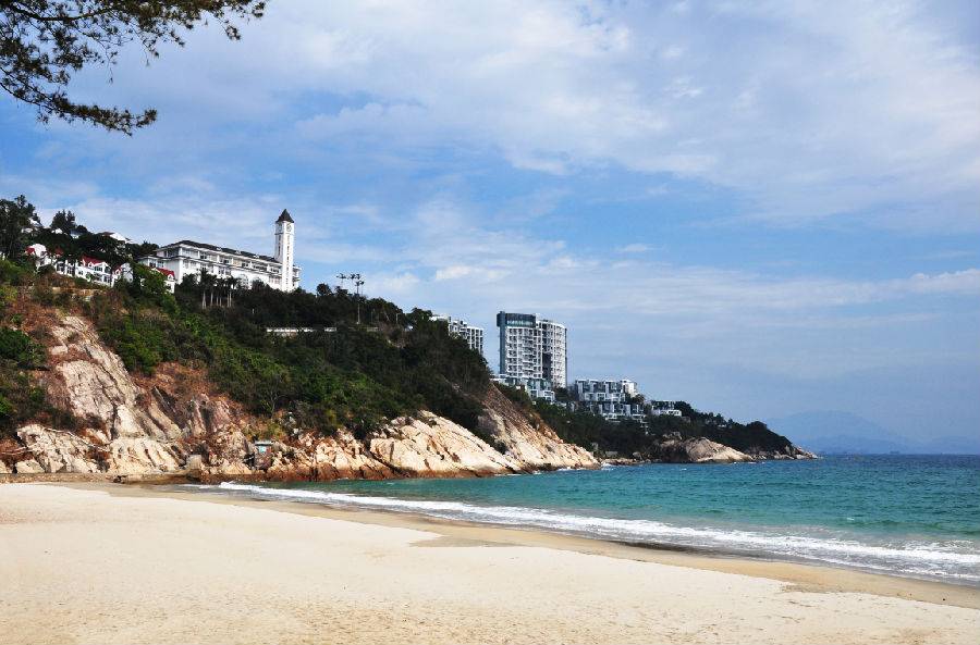 深圳溪涌黄金度假海滩,深圳溪涌度假村房子