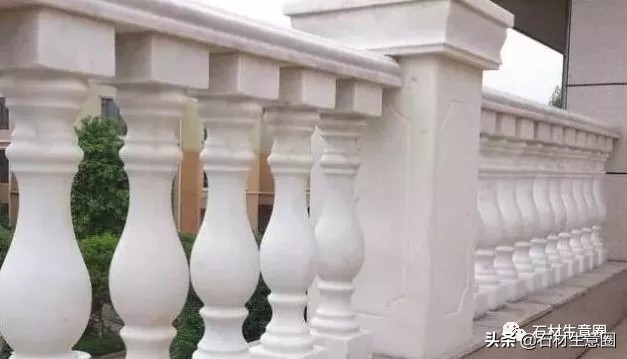 别墅大理石栏杆款式大全,别墅阳台栏杆温州石材