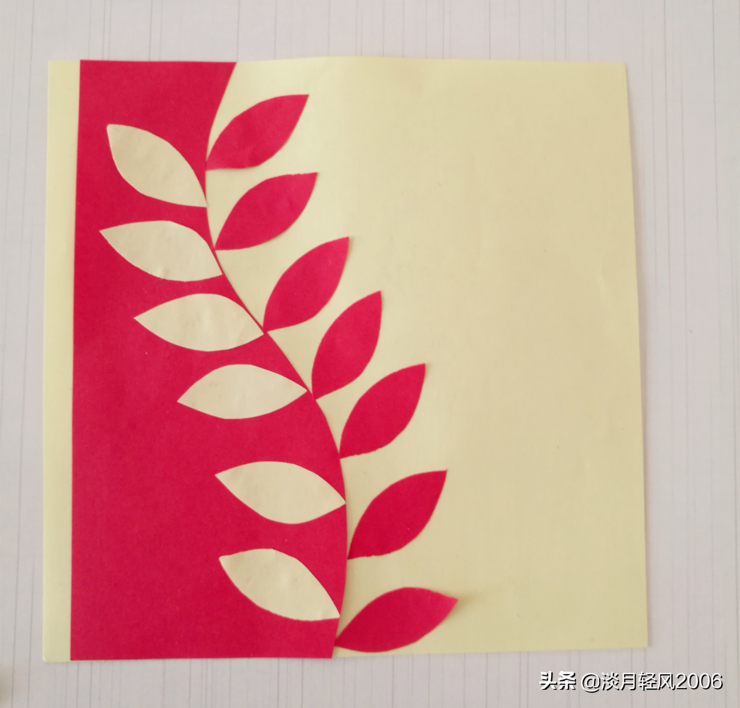 适合幼儿做的简单新年手工贺卡,可以用硬卡纸做的手工贺卡