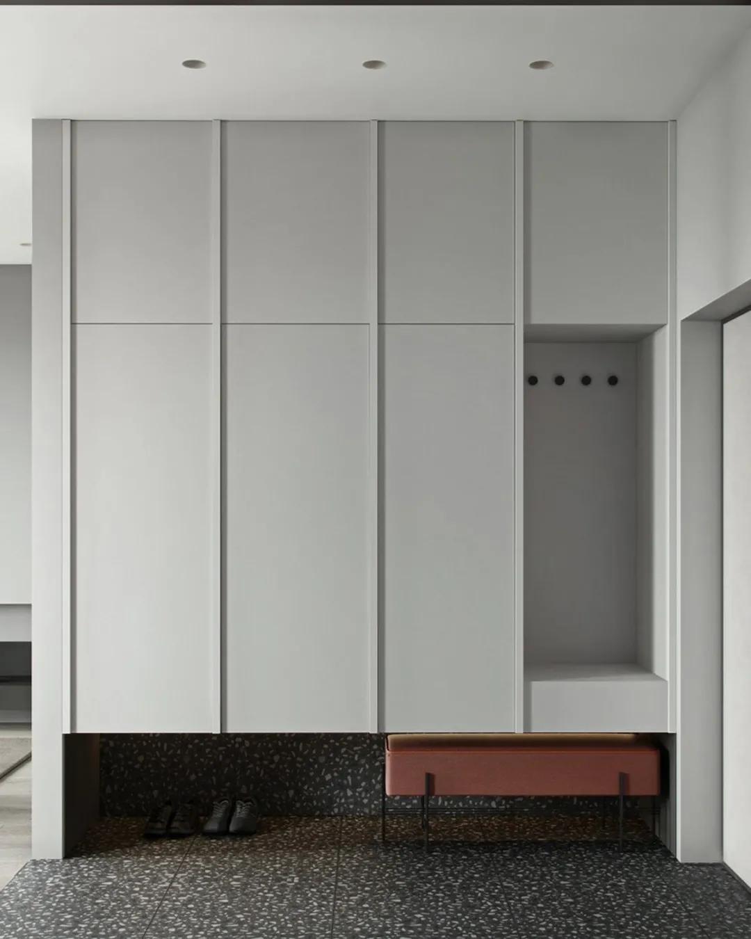 极简入户鞋柜，太喜欢这样的设计了