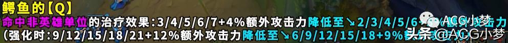 LOL-11.12版本:卡莎Q前期CD提高!德莱文Q伤害增加