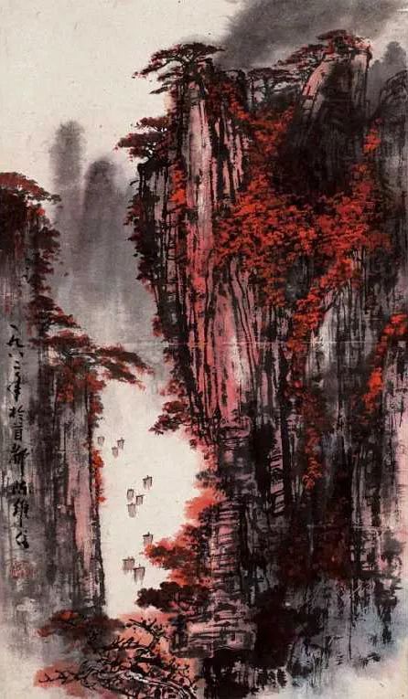 陈良宗山水画作品欣赏,陈家振山水画作品欣赏