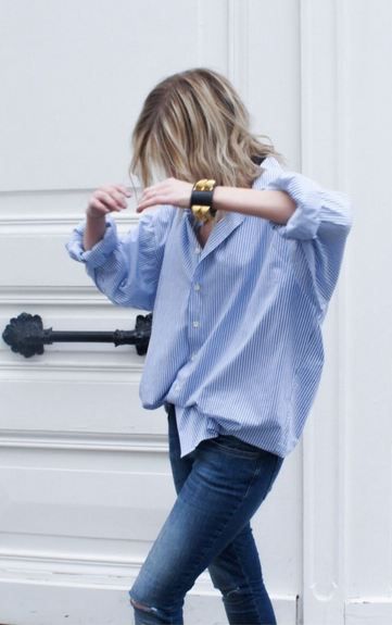 衬衣职场穿法,衬衣的多种穿法没扣子