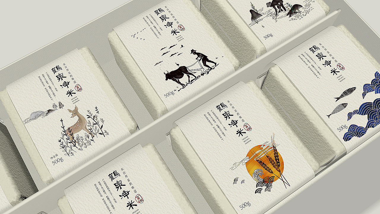 高端大气的大米包装,最高档的大米包装