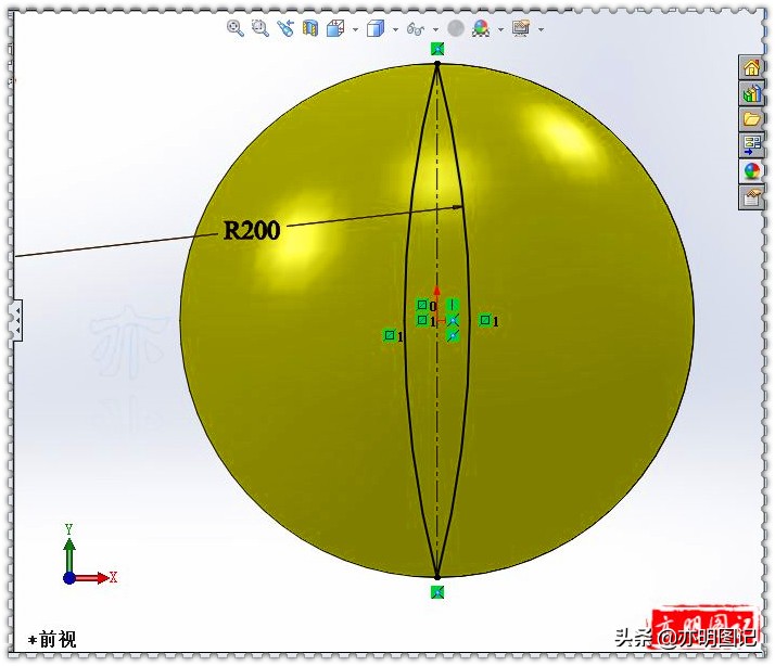 亦明solidworks,solidworks3d建模切除圆锥