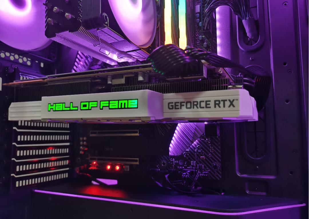 影驰名人堂hof显卡,影驰2080super显卡