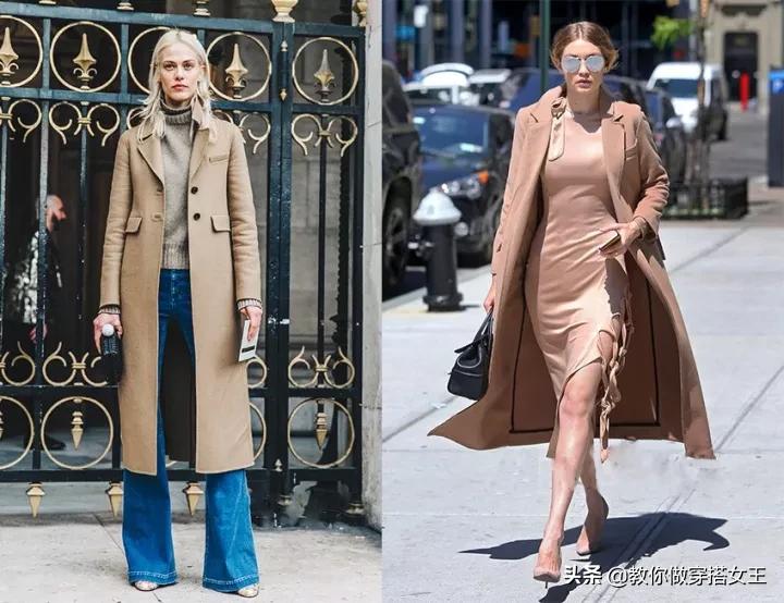 红色长大衣和黑色长大衣哪个好看,小个子穿长大衣怎么搭配好看