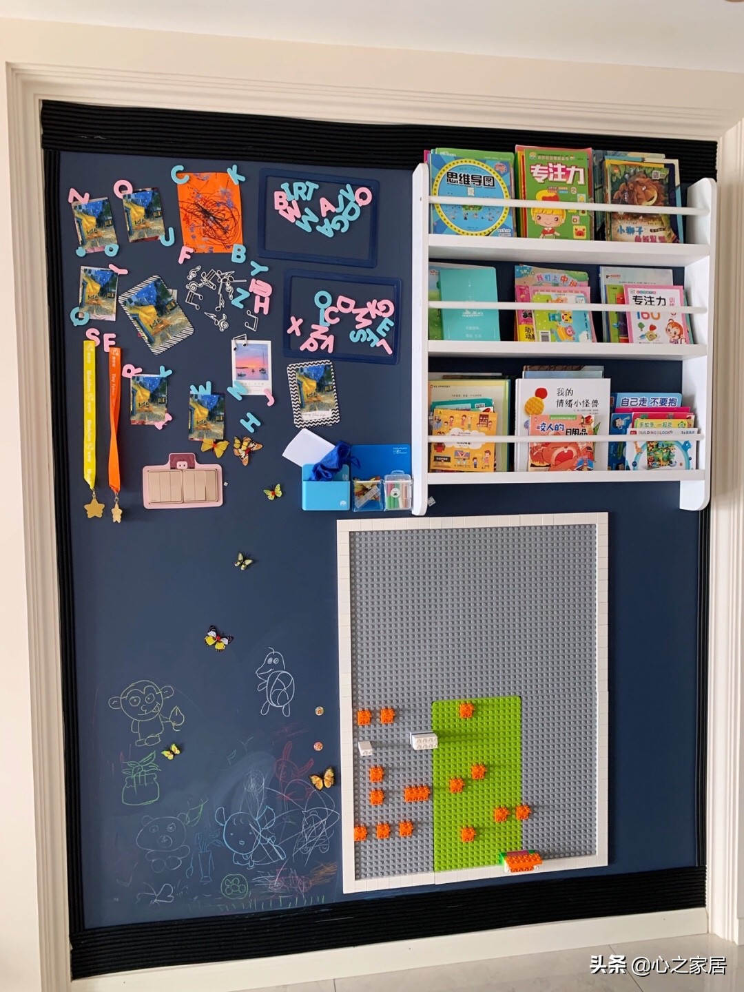 85平两室一厅电视墙,85寸电视小背景墙