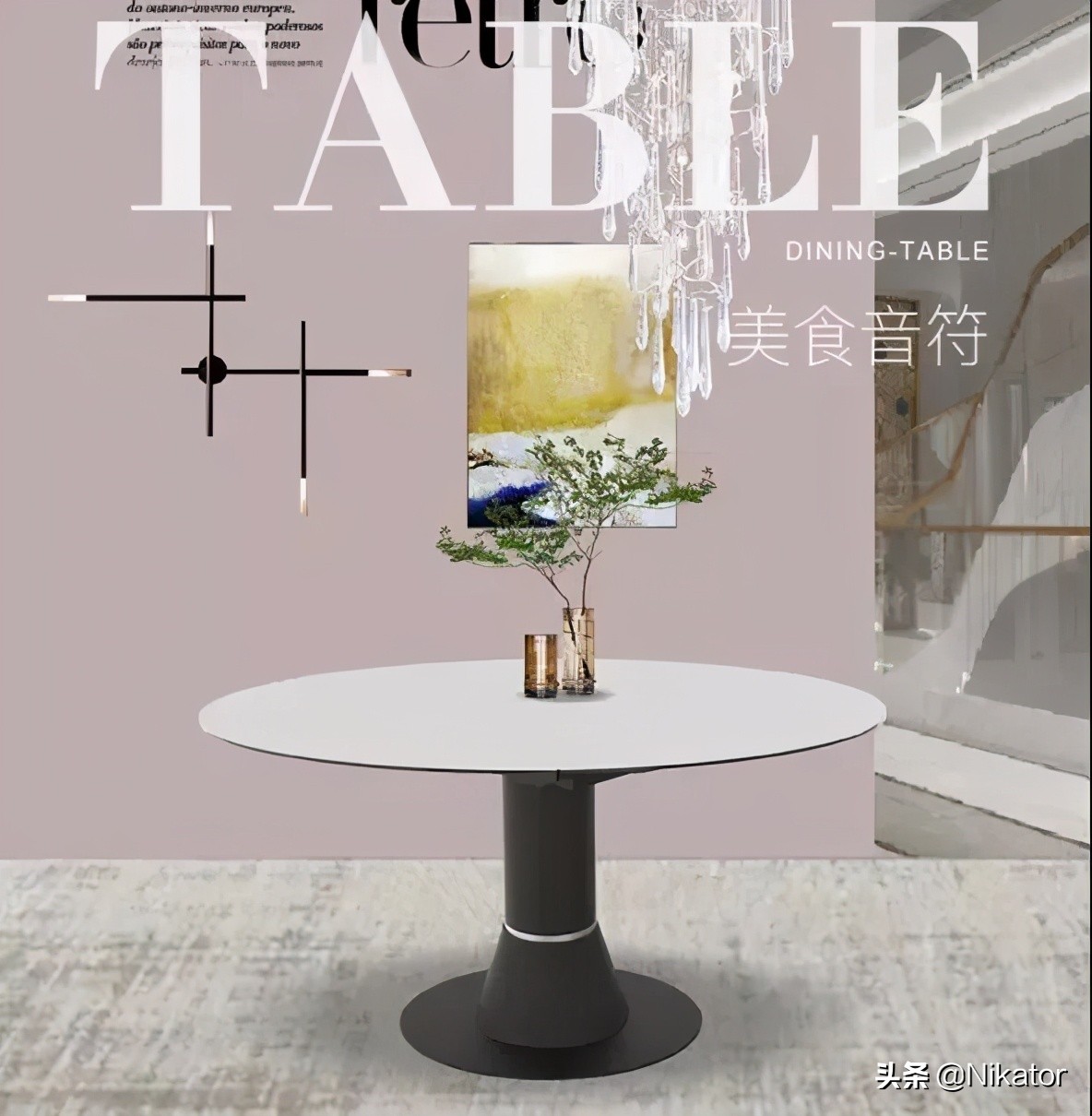 美式装修餐桌用圆的还是方的,餐厅较大餐桌选方的还是圆的好