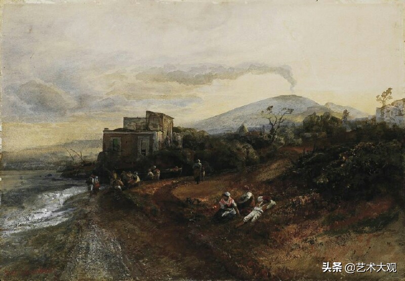 欧洲古典风景油画作品欣赏,德国古典画家风景油画作品