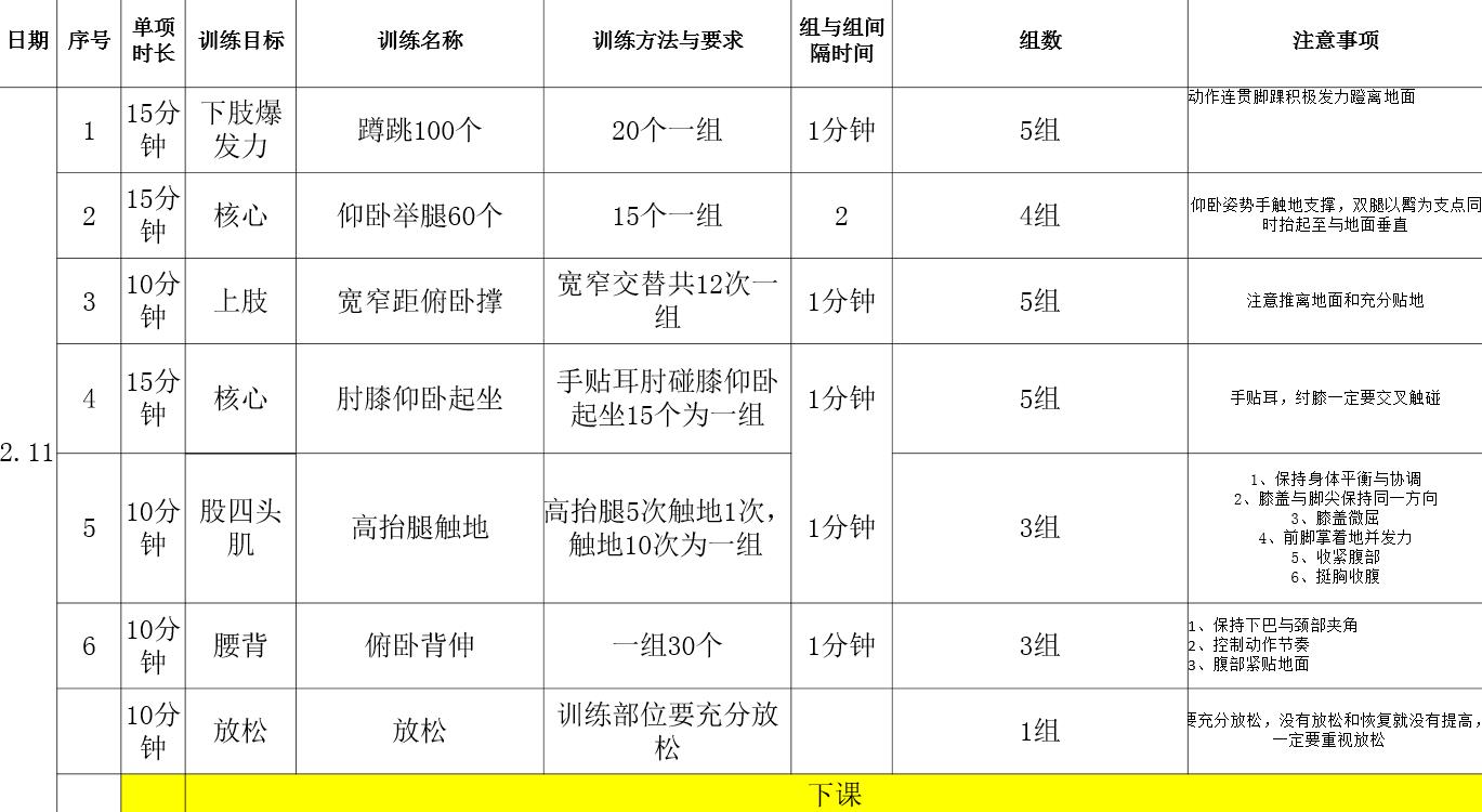 疫情居家学习计划,疫情期间居家小学生体育锻炼计划