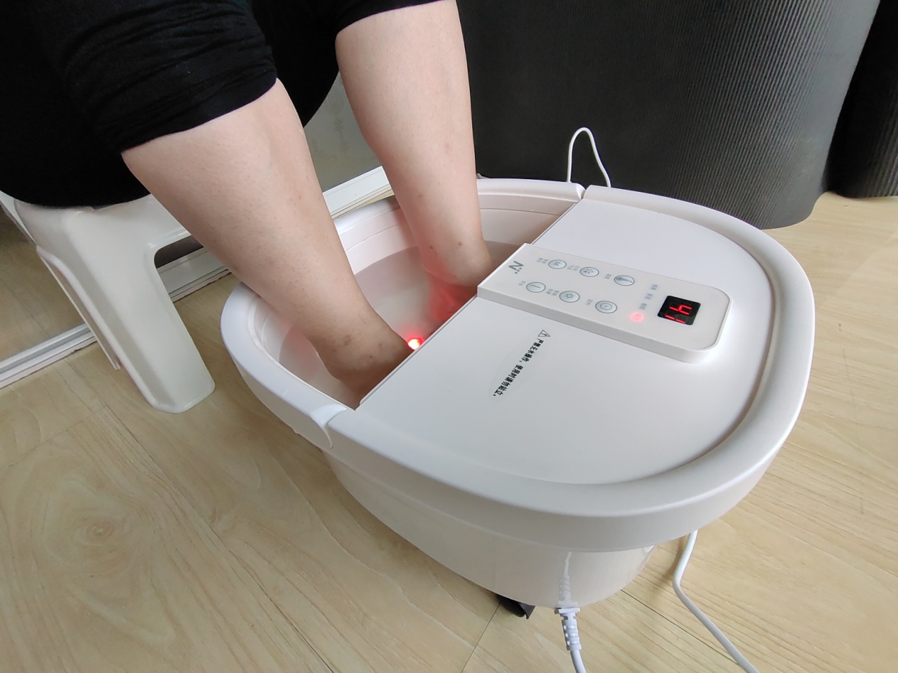 太极轮泡脚盆视频,足浴盆太极轮